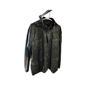 Johns Varvatos | Men's Black Military Field Jacket